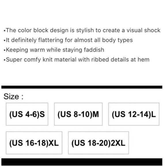 🎉HP🎉⚠️1 Small LEFT! Gray Color-block Sweater - Picture 3 of 5